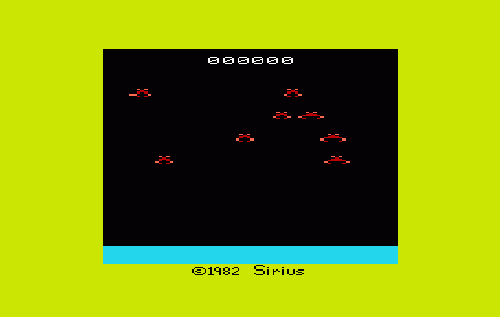 Deadly Duck title screen for Vic-20